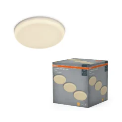 Lámpara empotrable LED OSRAM SLIM, Ø 17 cm, blanca, metal, 3.000 K