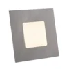 Lámpara empotrable LED para cajas empotrables, plata