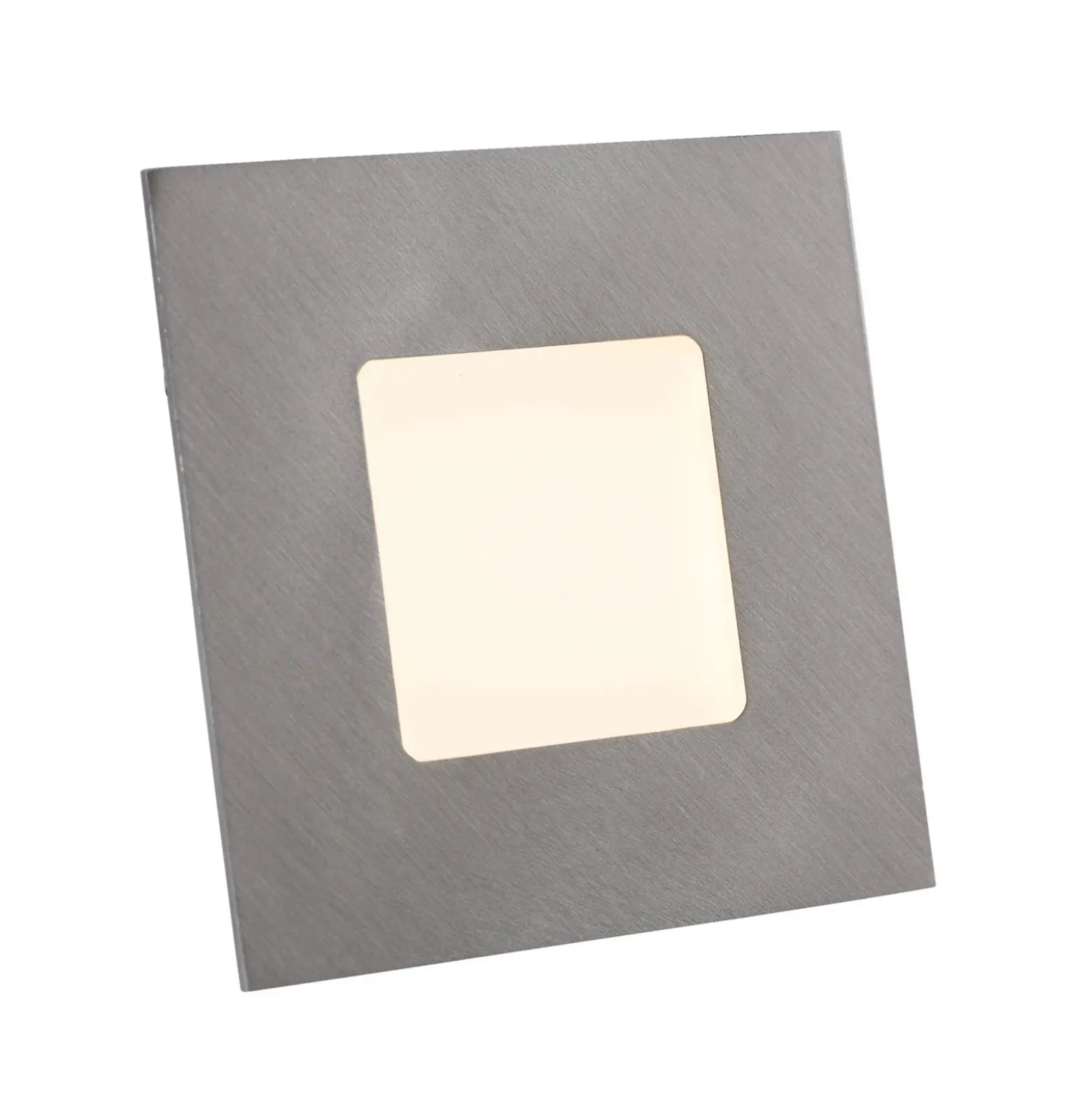 Lámpara empotrable LED para cajas empotrables, plata