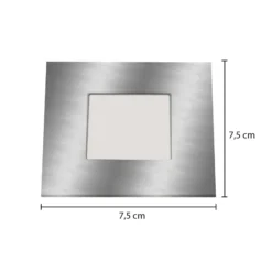 Lámpara empotrable LED para cajas empotrables, plata