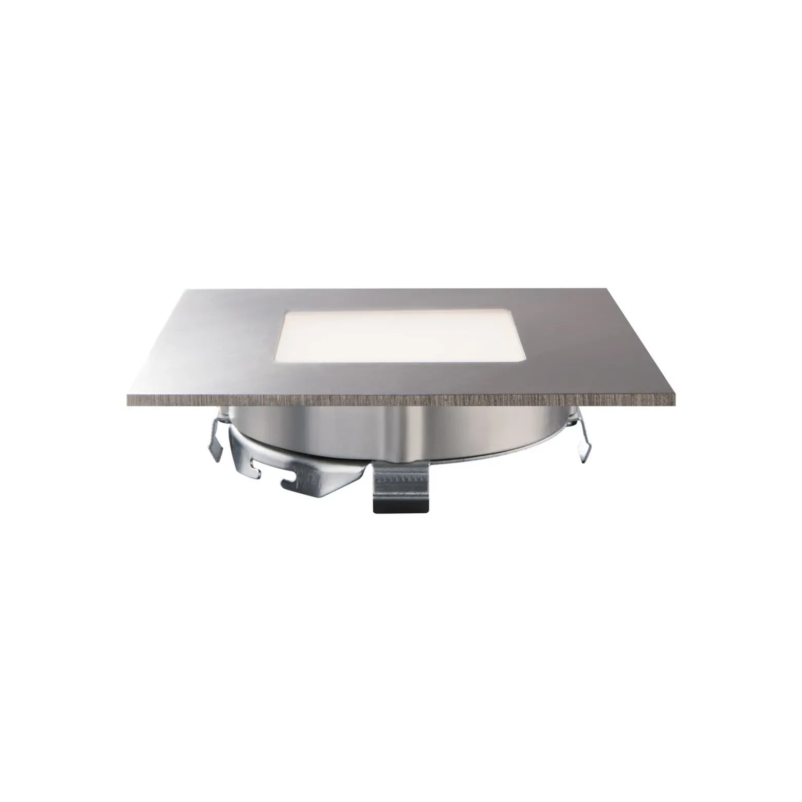 Lámpara empotrable LED para cajas empotrables, plata