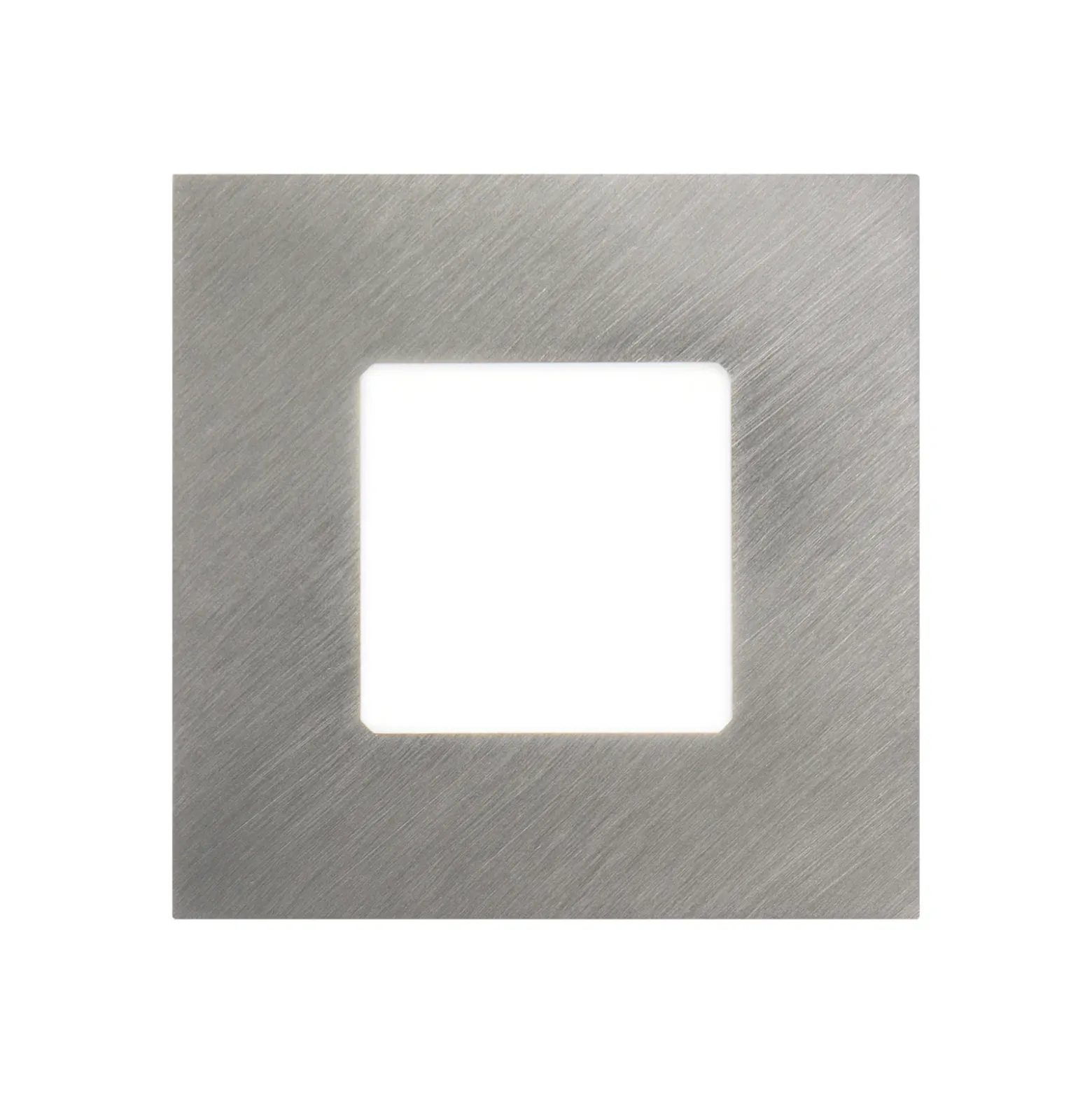 Lámpara empotrable LED para cajas empotrables, plata