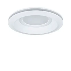 Lámpara empotrable LED Paulmann Sormus blanca, Ø 10 cm, IP65, juego de 3