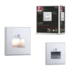 Lámpara empotrable LED Paulmann Edge Quadro Square, cromo mate