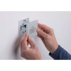 Lámpara empotrable LED Paulmann Edge Quadro Square, cromo mate
