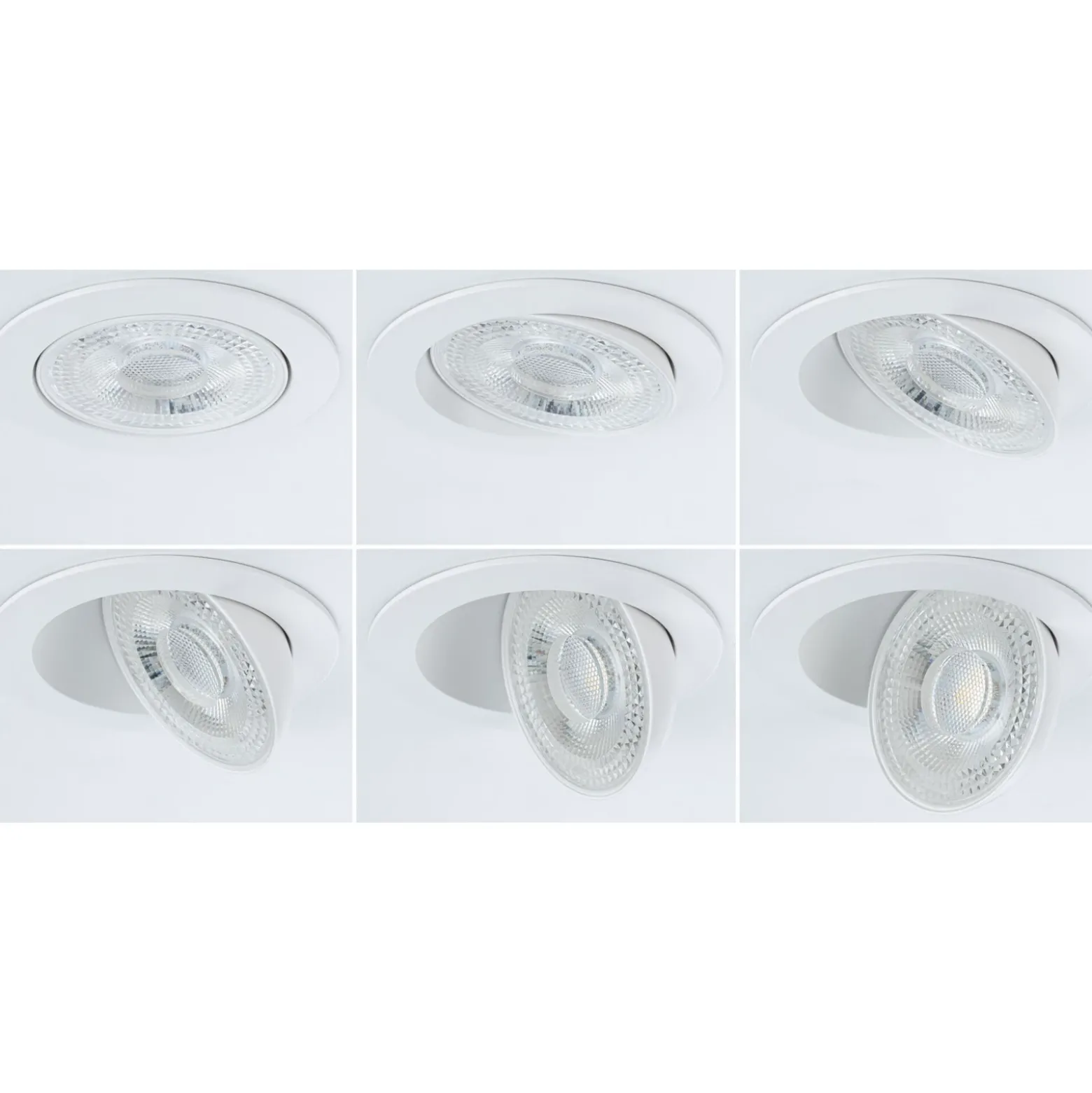 Lámpara empotrable LED Paulmann Aumus White Select CCT, blanca, juego de 3