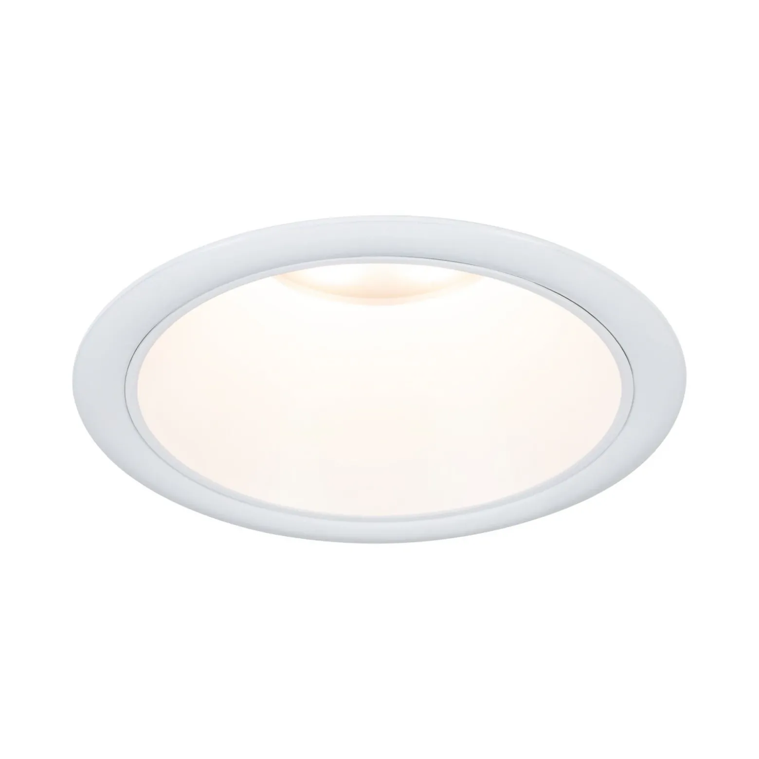 lámpara empotrable LED Paulmann Cole Coin blanca Ø9cm IP44 atenuable, juego de