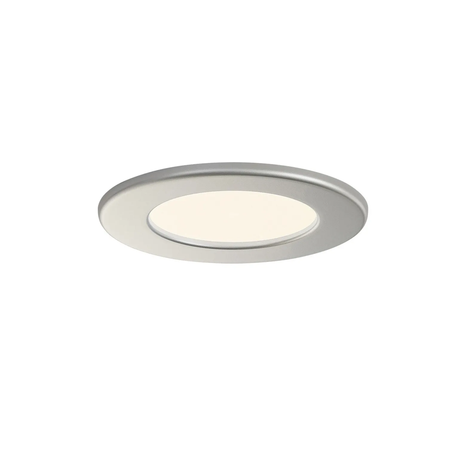Lámpara empotrable LED Prios Cadance, plata, 12 cm, juego de 2, CCT