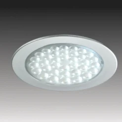 Lámpara empotrable LED R 68 en aspecto acero inoxidable