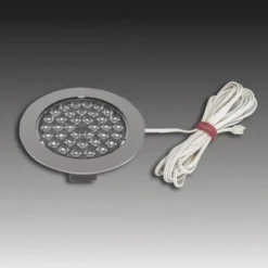 Lámpara empotrable LED R 68 en aspecto acero inoxidable