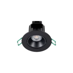 Lámpara empotrable LED Start de Sylvania, negra, IP44, CCT atenuable