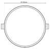 Lámpara empotrable LED Suma, Ø 15,5 cm, blanca, atenuable, IP44
