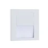 Lámpara empotrable LED Tsaro de Paulmann, blanca, plástico, 2700 K