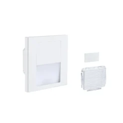 Lámpara empotrable LED Tsaro de Paulmann, blanca, plástico, 2700 K