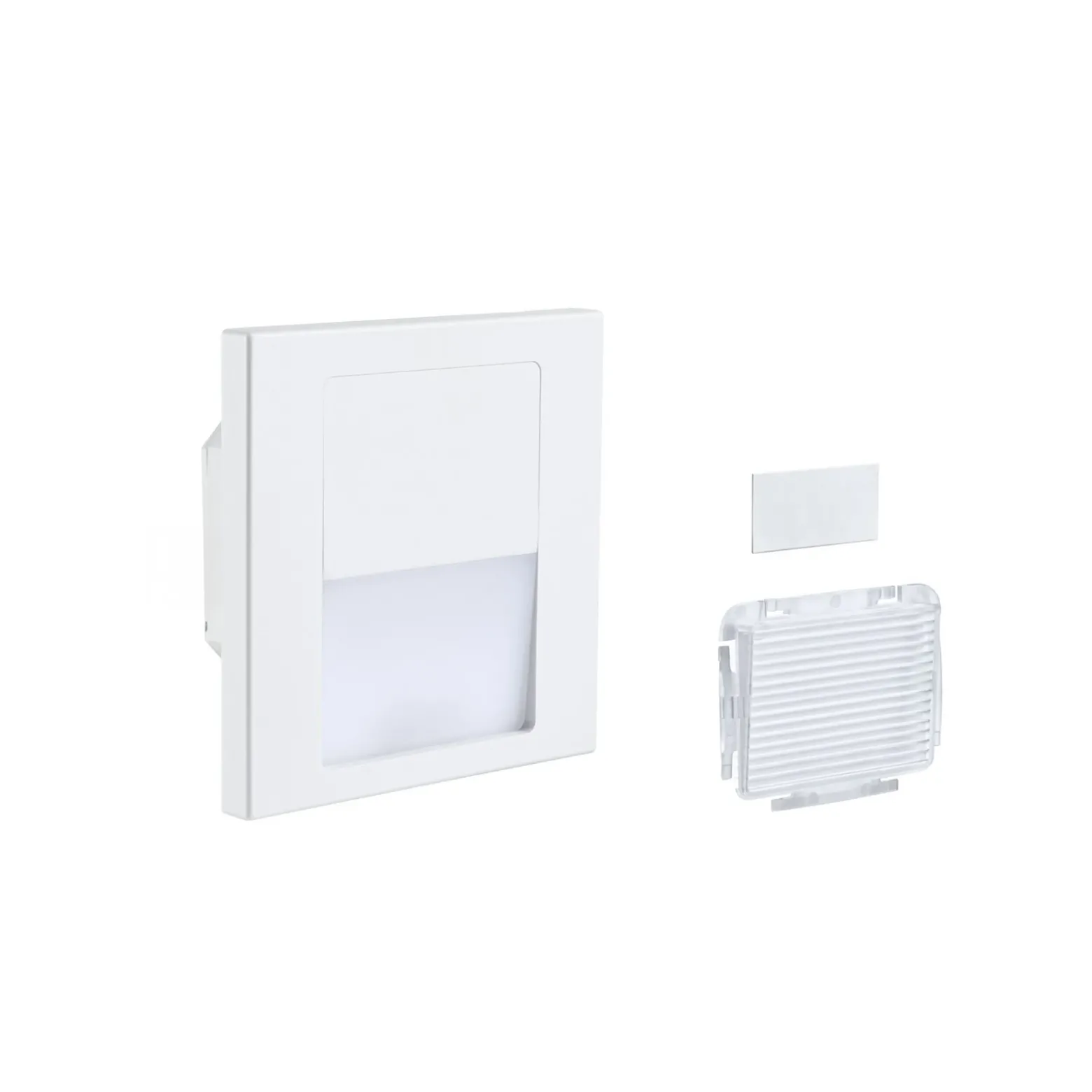 Lámpara empotrable LED Tsaro de Paulmann, blanca, plástico, 2700 K