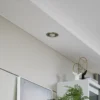 Lámpara empotrable Lindby Jyla, níquel mate, Ø 13 cm, GX53