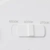 Lámpara empotrable Lindby LED Toka, 6,5 W, blanca, plástico, CCT