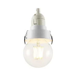 Lámpara empotrable Molto Luce Willi 68R, blanca, aluminio, E27