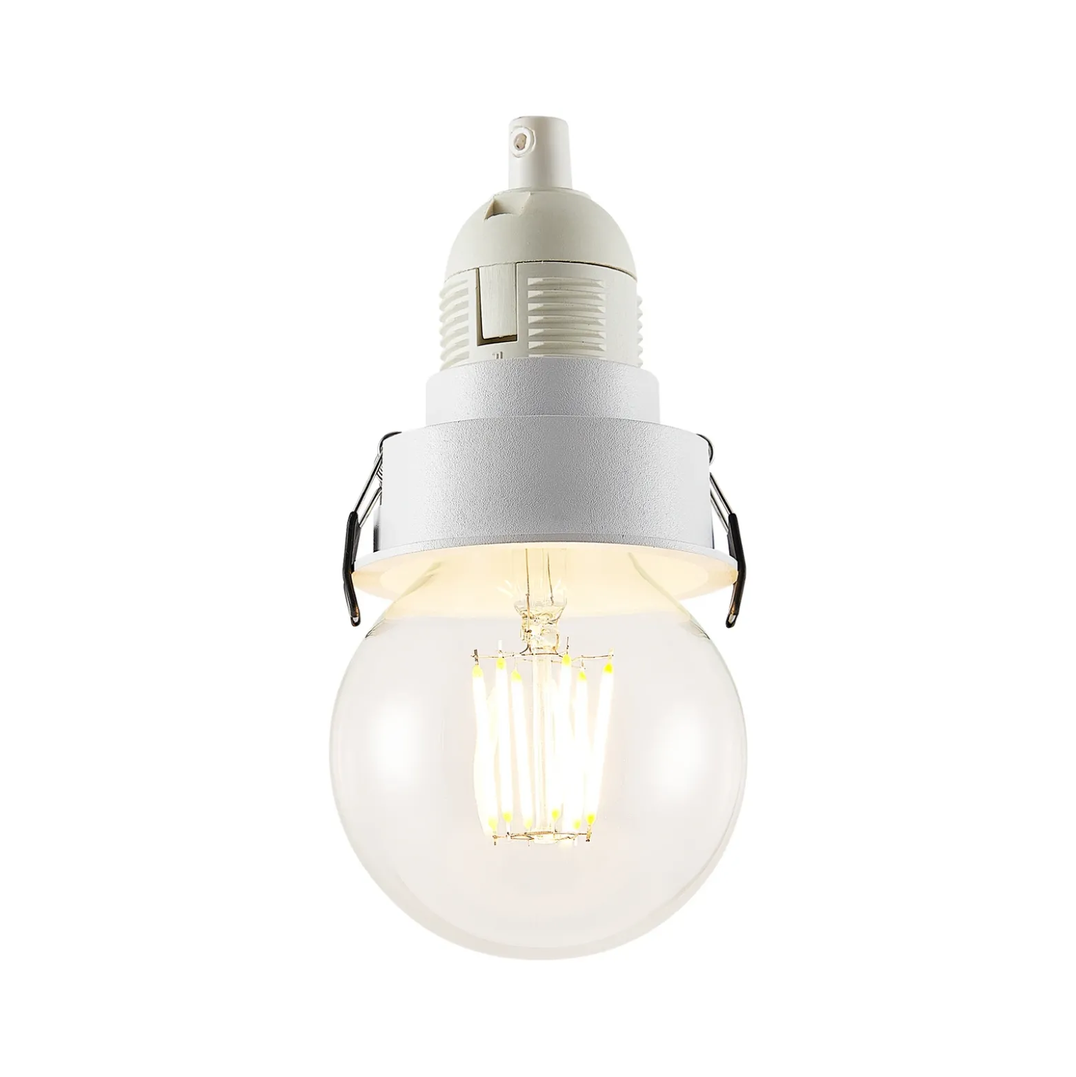 Lámpara empotrable Molto Luce Willi 68R, blanca, aluminio, E27