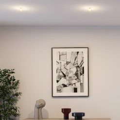 Lámpara empotrable Molto Luce Willi 68R, blanca, aluminio, E27