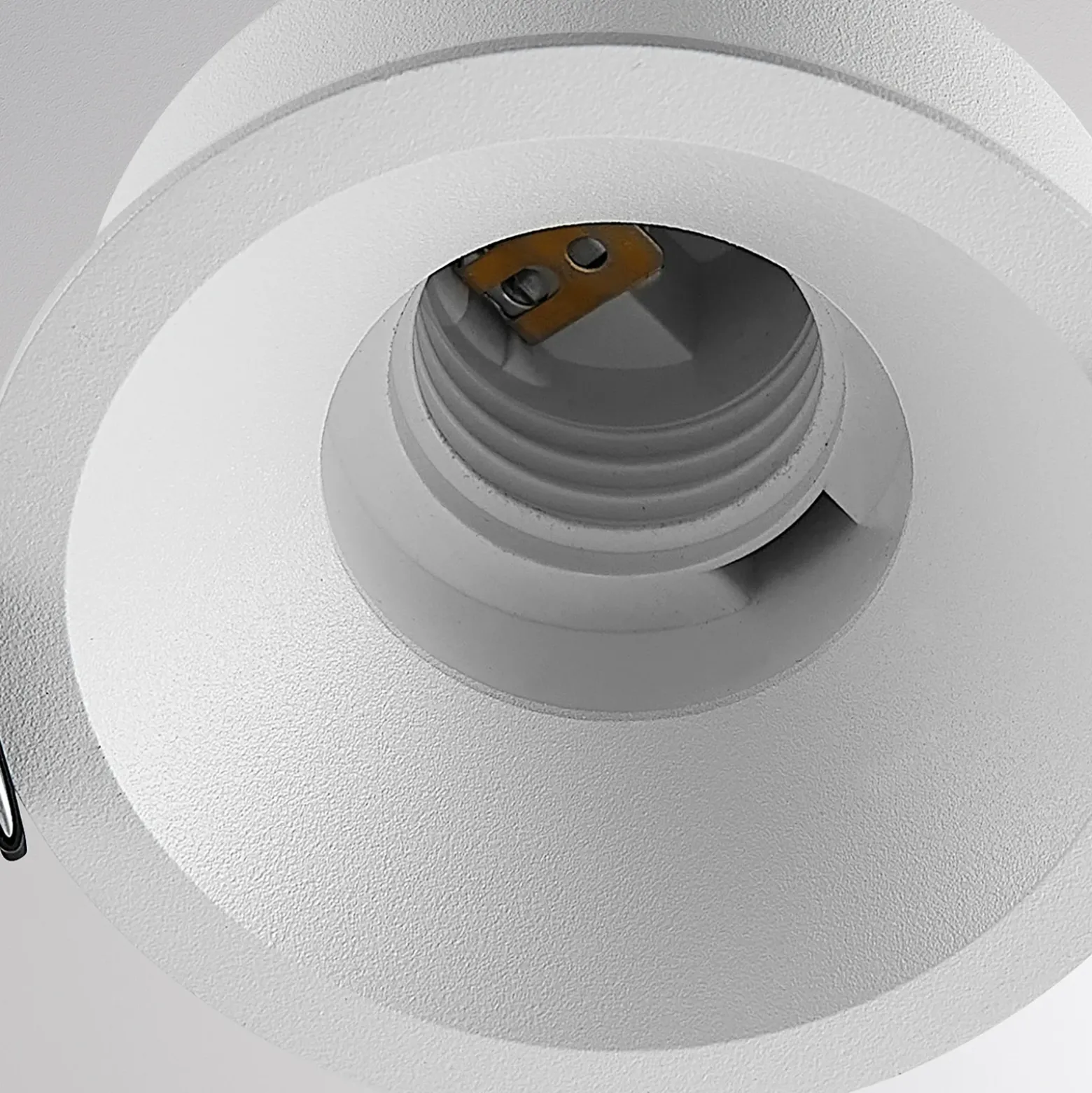 Lámpara empotrable Molto Luce Willi 68R, blanca, aluminio, E27
