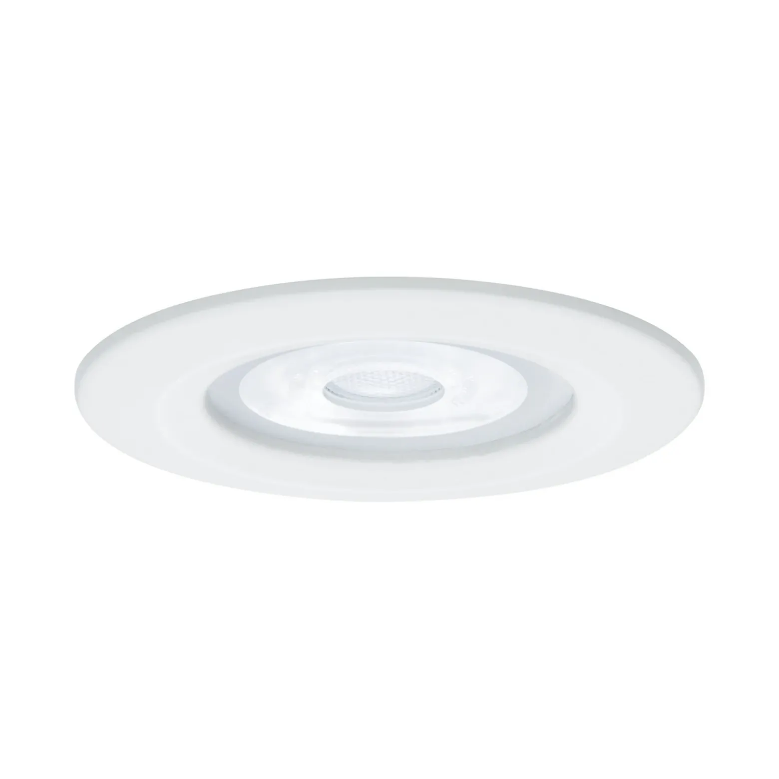 Lámpara empotrable Paulmann Nova, blanca, Ø 8 cm, GU10-LED, IP44, juego de 3