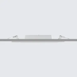 Lámpara empotrable Prios LED Helina, blanca, 22 cm, 18 W, atenuable