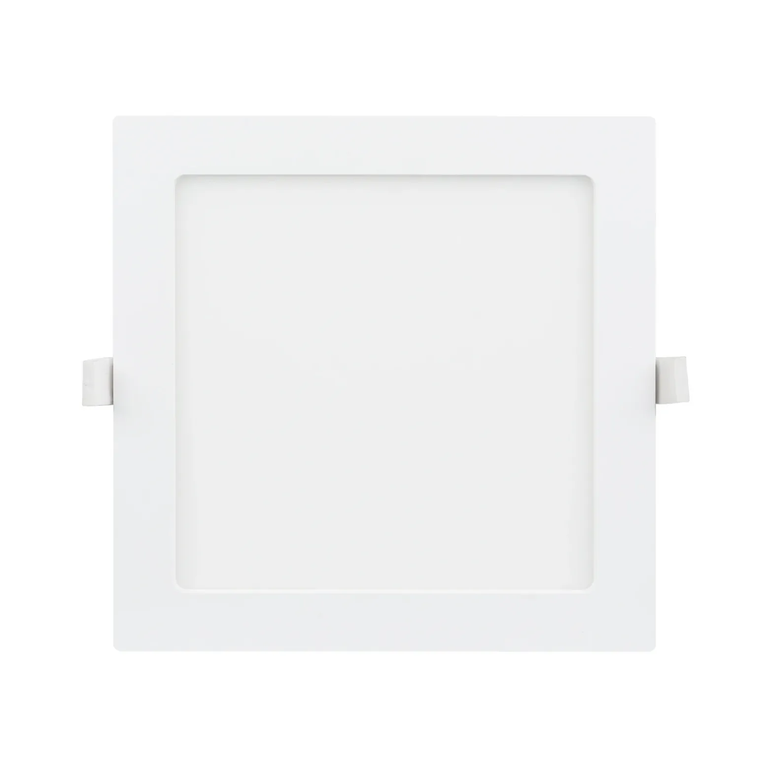 Lámpara empotrable Prios LED Helina, blanca, 22 cm, 24 W, atenuable