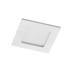 Lámpara empotrable Prios LED Helina, blanca, 11,5 cm, atenuable