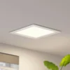 Lámpara empotrable Prios LED Helina, plata, 22 cm, 18 W, atenuable