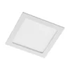 Lámpara empotrable Prios LED Helina, blanca, 22 cm, 18 W, atenuable