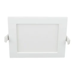 Lámpara empotrable Prios LED Helina, blanca, 22 cm, 24 W, atenuable