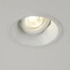 Lámpara empotrable Slim Trim, blanca, Ø 9,4 cm, IP20, aluminio, GU10