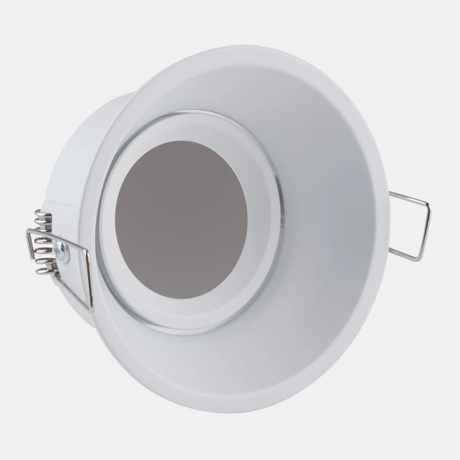 Lámpara empotrable Slim Trim, blanca, Ø 9,4 cm, IP20, aluminio, GU10