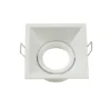 Lámpara empotrable Slim Trim Square, blanca, 9 x 9 cm, aluminio, GU10
