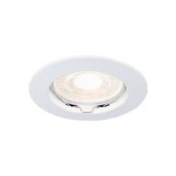 Lámpara empotr. Premium Secure, bajo volt., blanco