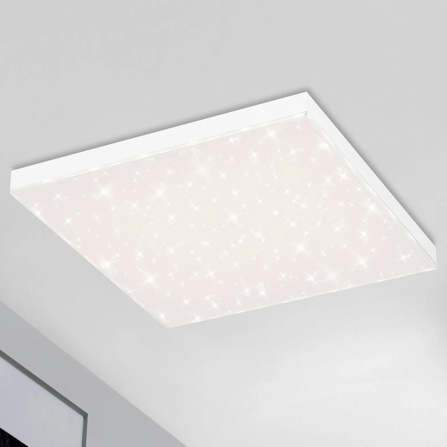 Lámpara estrellada LED Frameless CCT, 45x45cm