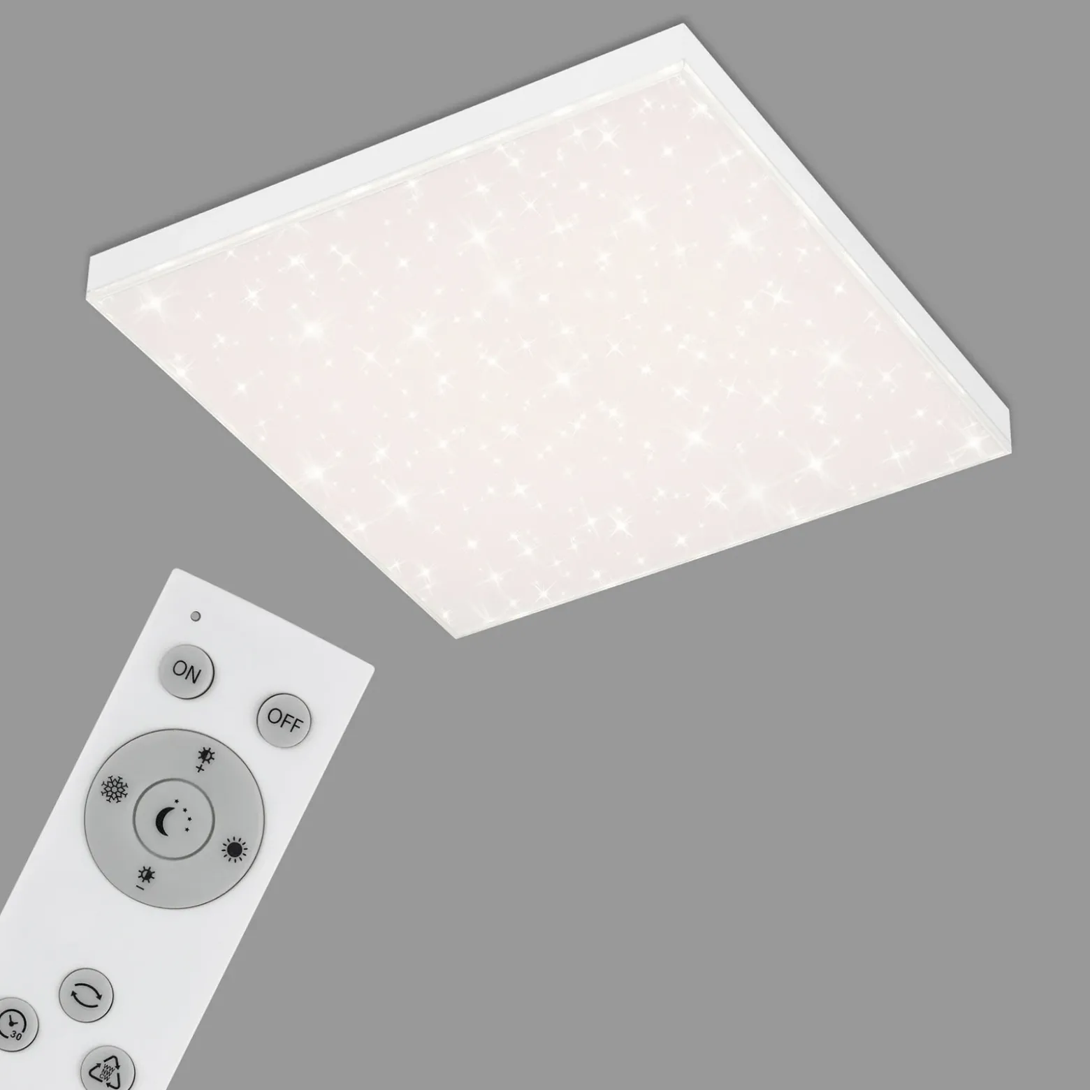 Lámpara estrellada LED Frameless CCT, 45x45cm