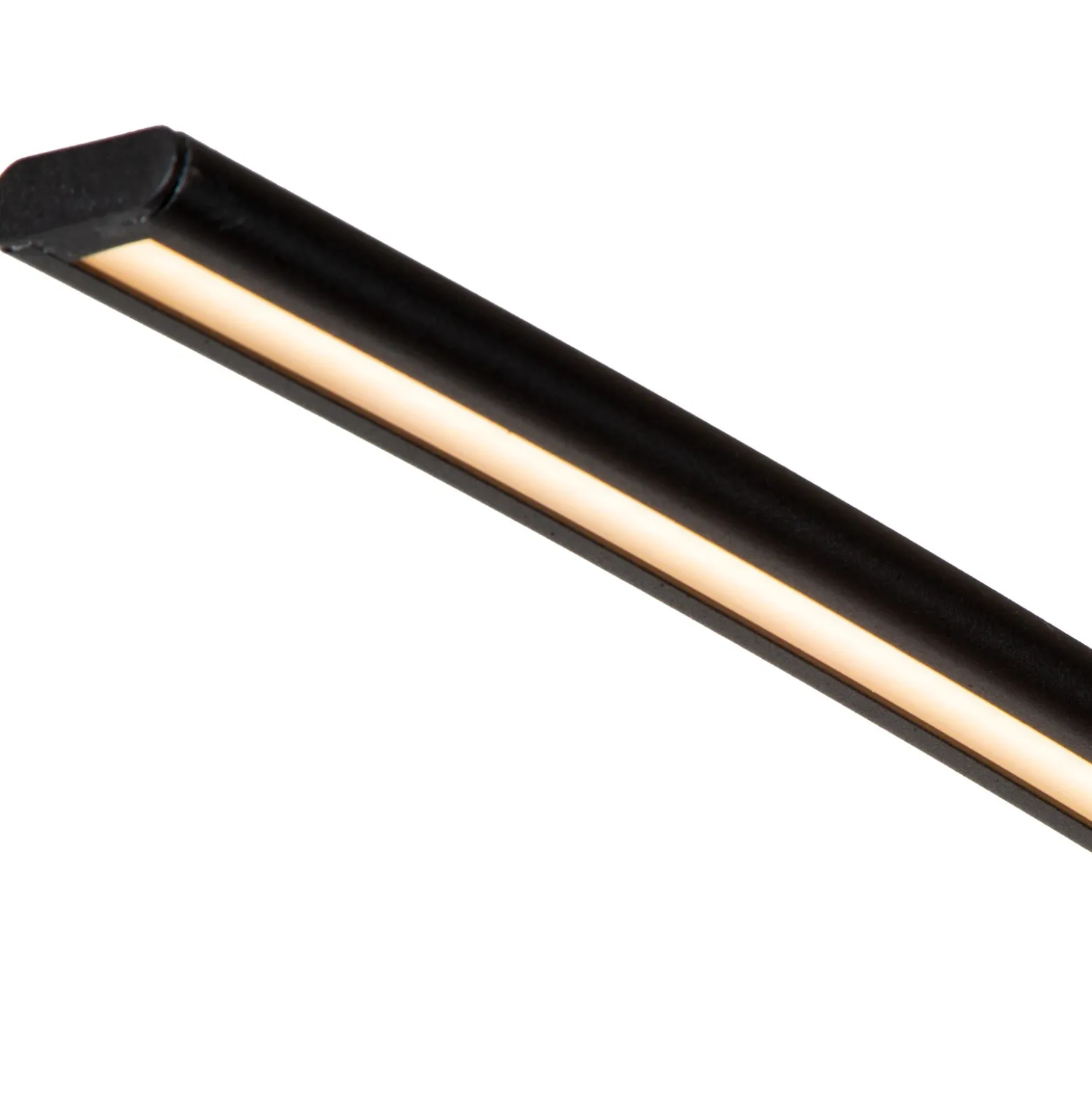 Lámpara LED arqueada Curve, negra, mármol, 192 cm, atenuable