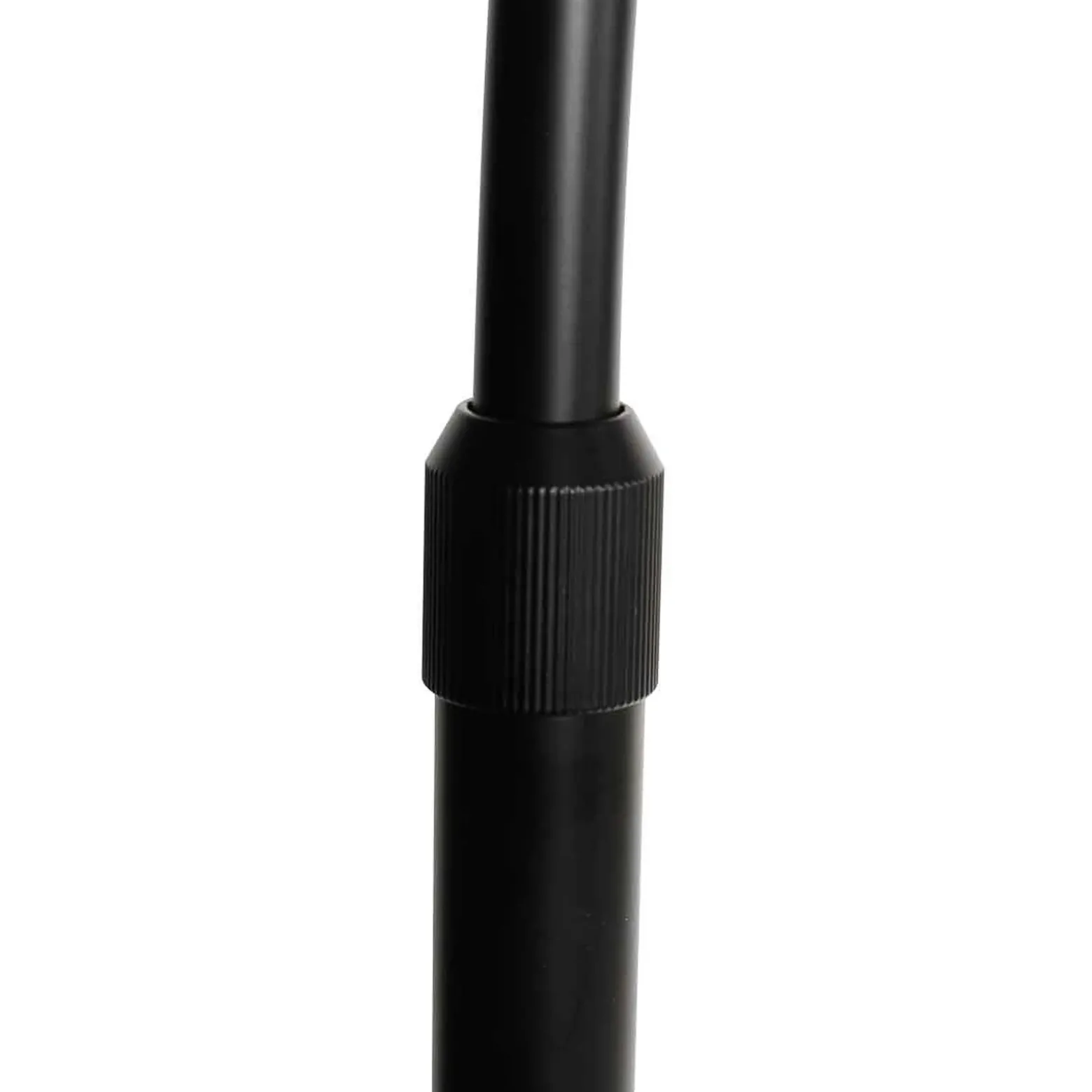 lámpara LED arqueada Ringlux, negra, metal, CCT, atenuador