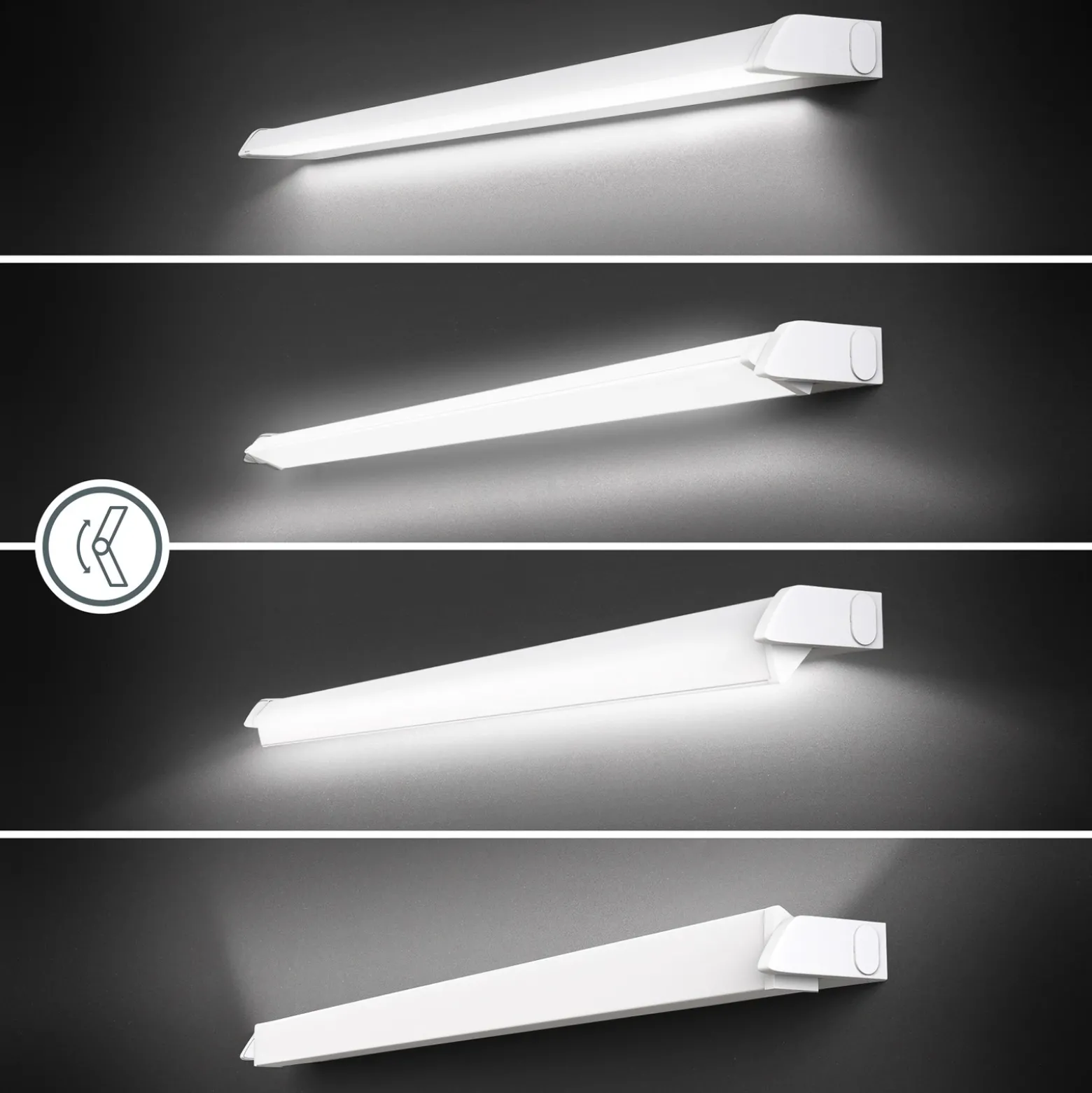 Lámpara LED bajo armario Gina, blanca, 2700 K/4000 K