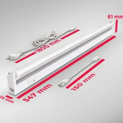Lámpara LED bajo armario Hike, blanca, L 54,7 cm, 4000 K