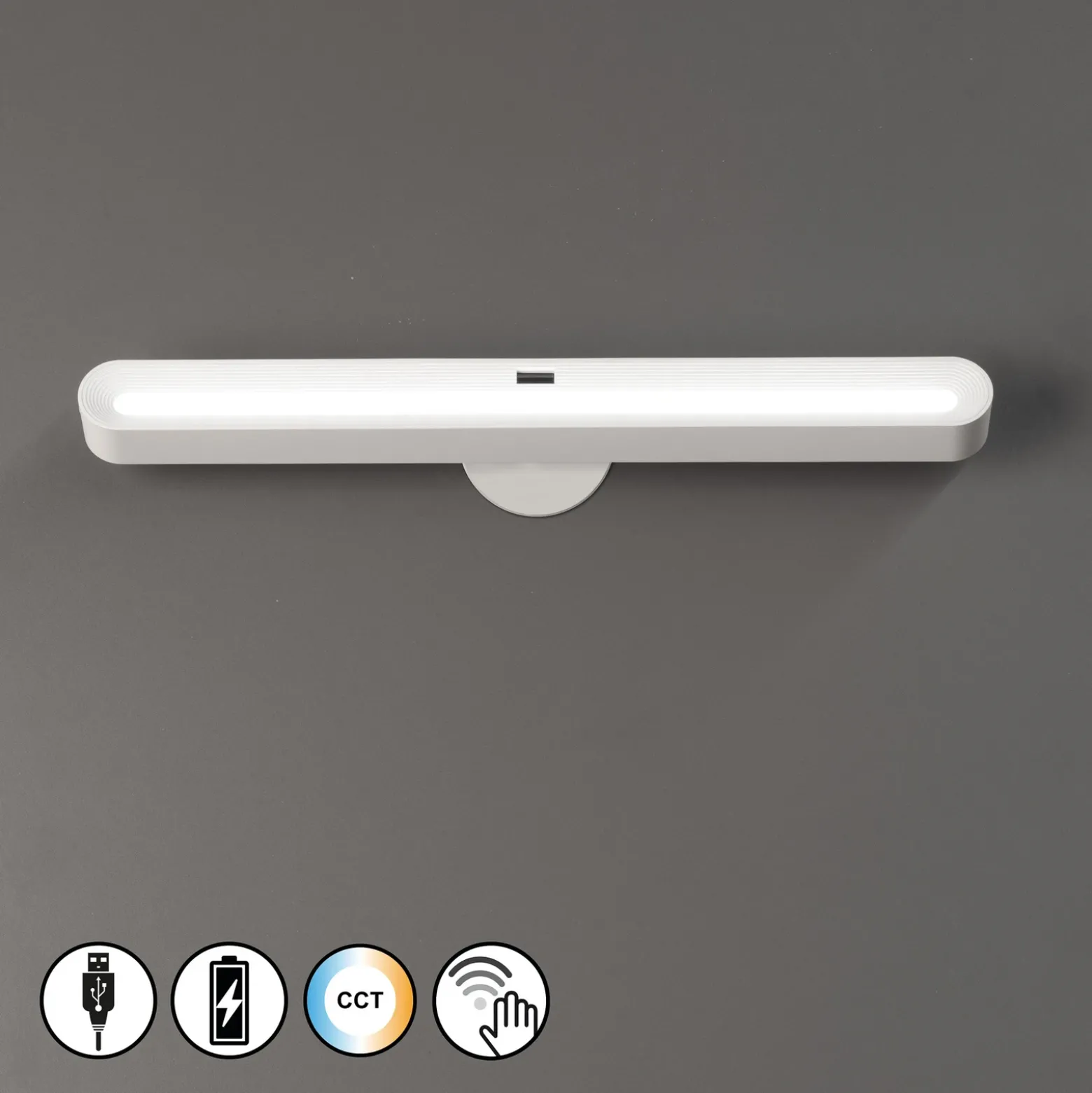 Lámpara LED bajo armario Magnetics, blanca, con sensor, 4.000K