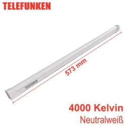 Lámpara LED bajo mueble Hebe, blanca, longitud 57 cm