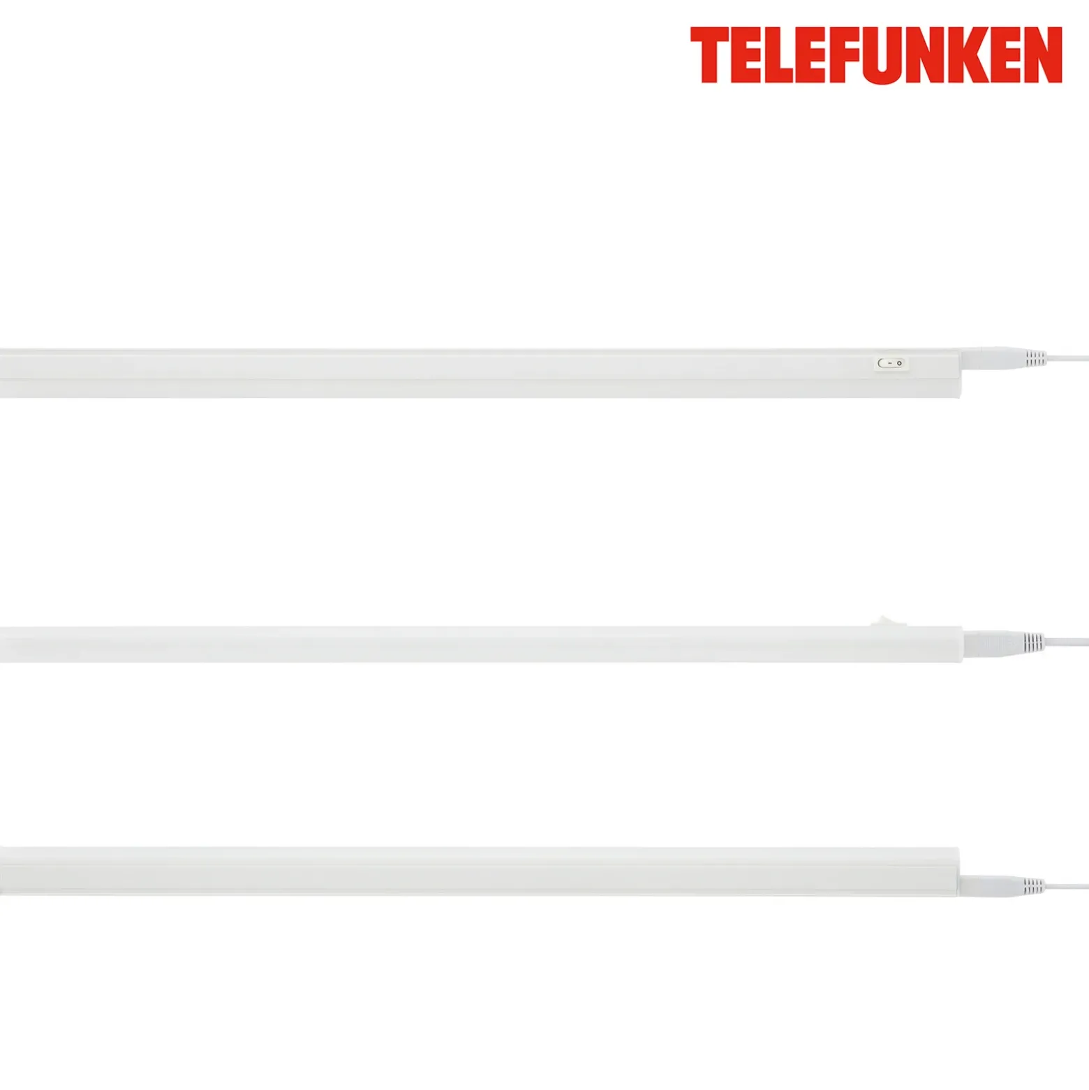 Lámpara LED bajo mueble Hephaistos, blanca, longitud 57 cm