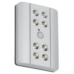 Lámpara LED bajo mueble Lero con sensor, 8 luces