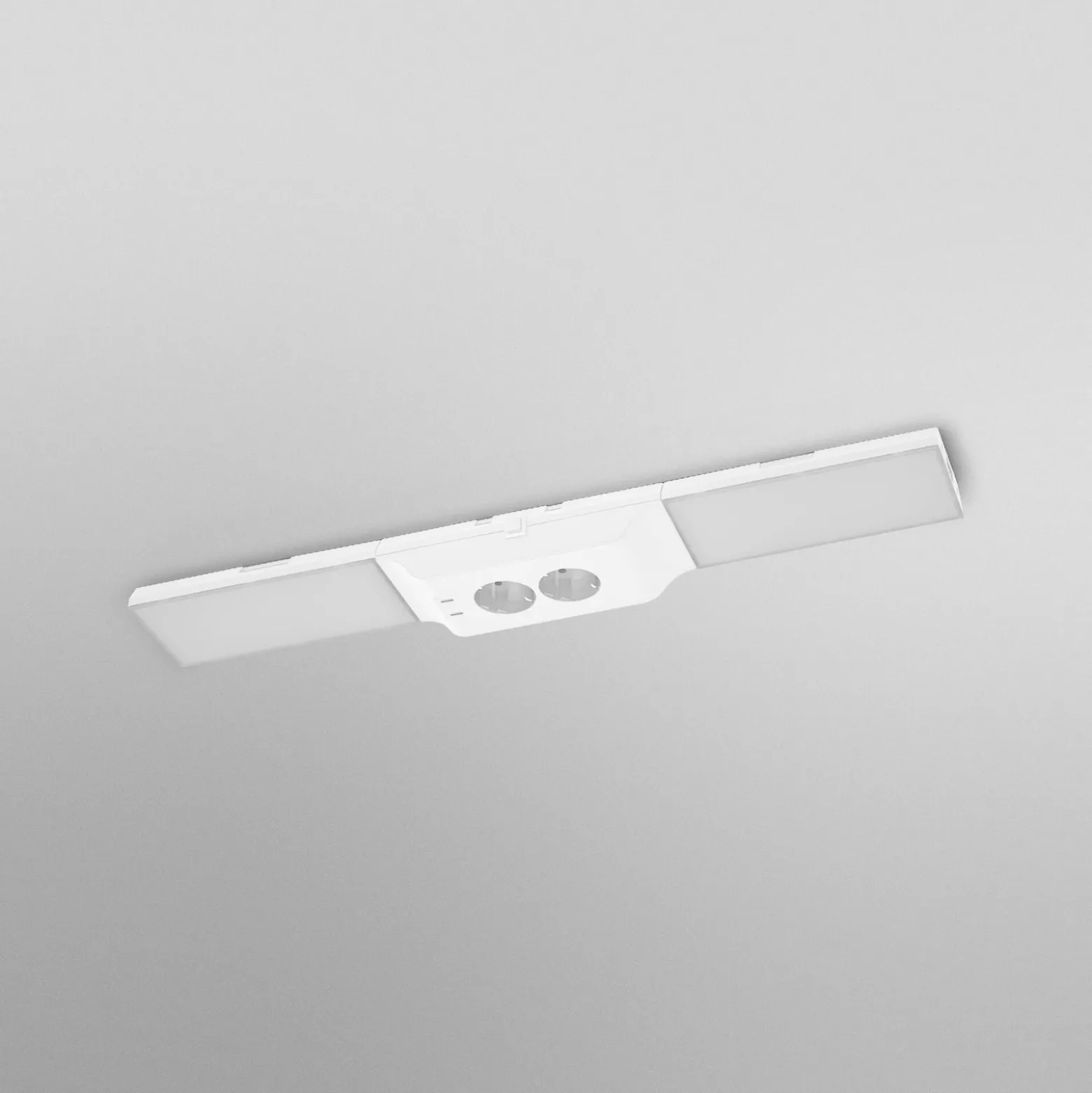 Lámpara LED bajo mueble OSRAM Socket blanca 3000 K atenuable enchufes