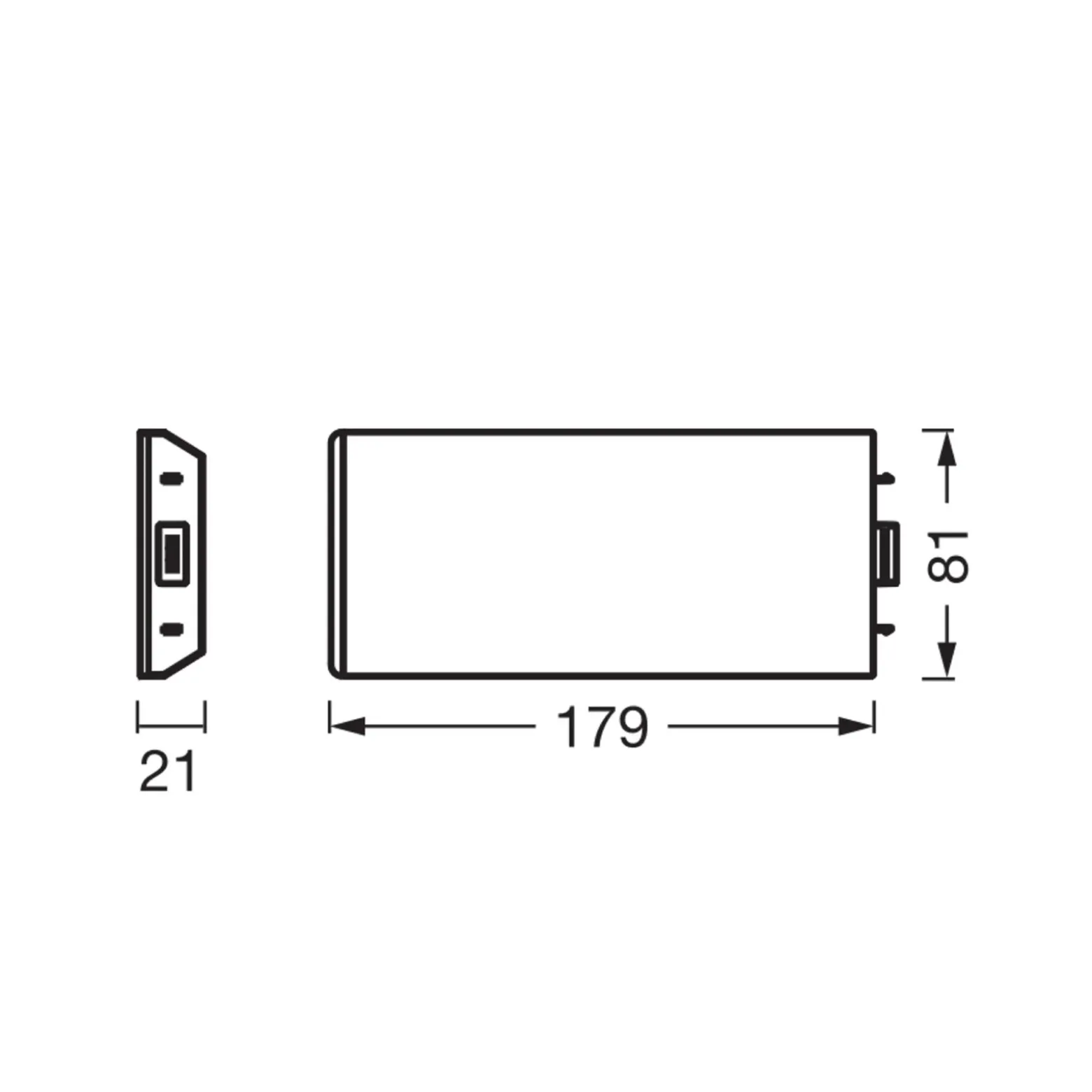 Lámpara LED bajo mueble OSRAM Socket blanca, ampliación 3000 K