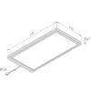 Lámpara LED bajo mueble Sky, juego de 3, 4000 K, acero inoxidable