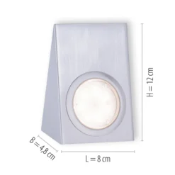 Lámpara LED bajo mueble Theo, cuadrada, Set de 3